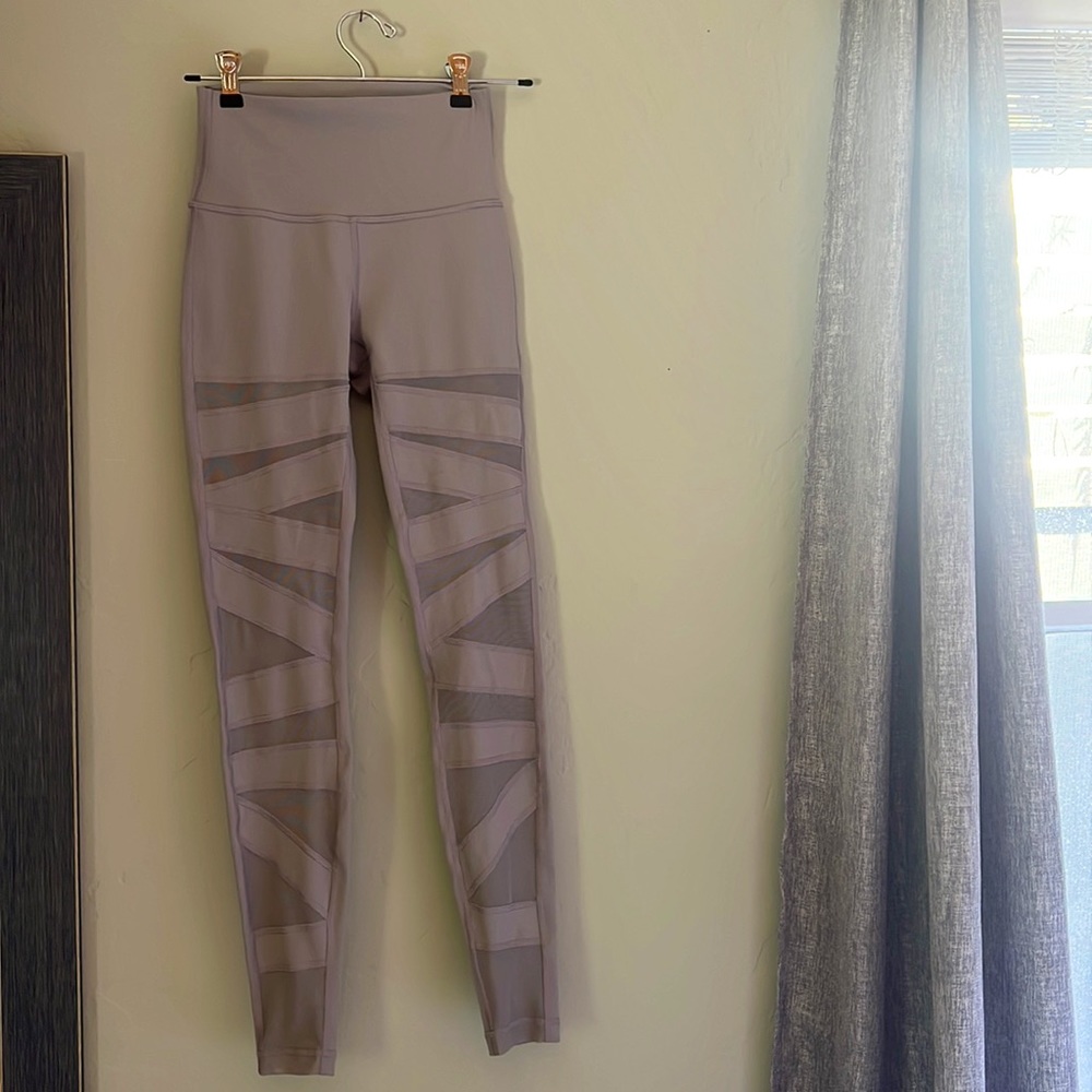 Lululemon Wunder Under Pant Leggings Tights High-Rise Tech Mesh Size 4